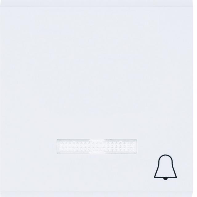 lumina Klawisz kontrolny z symbolem „Dzwonek” biały WL6110 HAGER