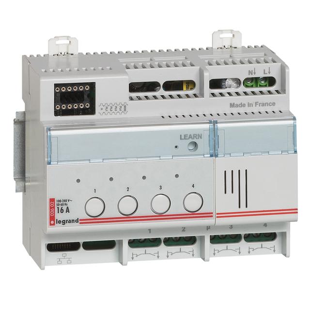 Myhome Bus/Scs - Aktor/Łącznik Oświetlenia Wyjście 4x16A 002602 LEGRAND