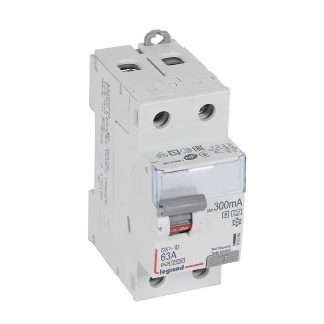 Wyłącznik Różnicowoprądowy P 302 2P 63A 300Ma Typ A-S DX3 411584 LEGRAND