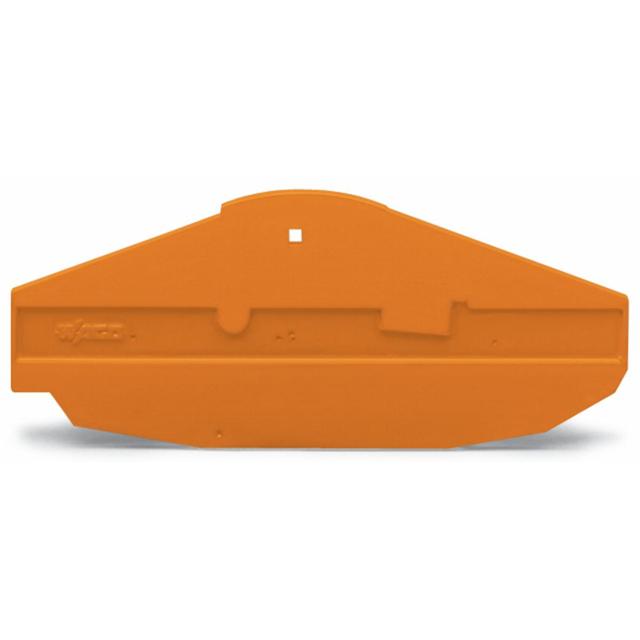 ścianka końcowa i rozdzielająca szara, do złączki zwierającej