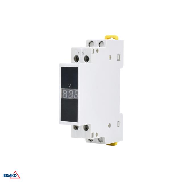 Woltomierz lampka kontrolka modułowa Wskaźnik napięcia 1F cyfrowy 80-500V SCHELINGER