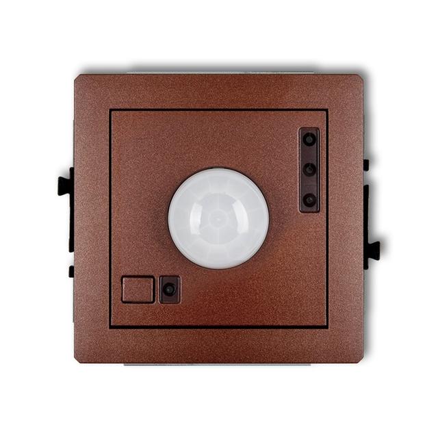 DECO Mechanizm elektronicznego czujnika ruchu brązowy metalik