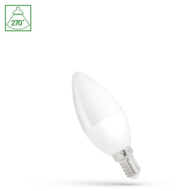 LED ŚWIECOWA E-14 230V 1W CW SPECTRUM