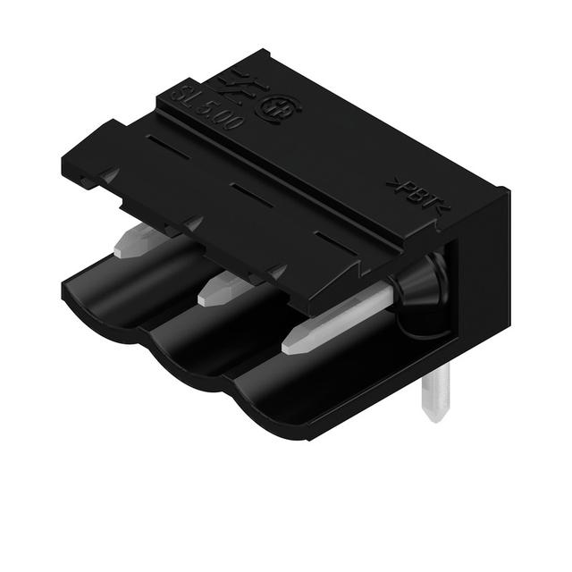 SL 5.00/03/90 4.5SN BK BX Wtyki PCB (złącza płyty), 5.00 mm, Liczba biegunów: 3, kąt odejścia: 90° /100szt./ 1626000000 WEIDMÜLLER