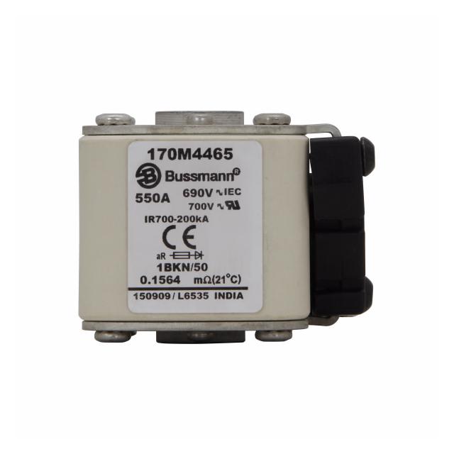 FUSE 550A 690V 1BKN/50 AR UC Wkładka szybka 550A AC 690V rozmiar 1 53x69x51 mm aR IEC UL, 170M4465 E