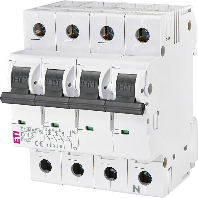Wyłącznik nadprądowy MAT 10 3P+N D13A 002156715 ETI