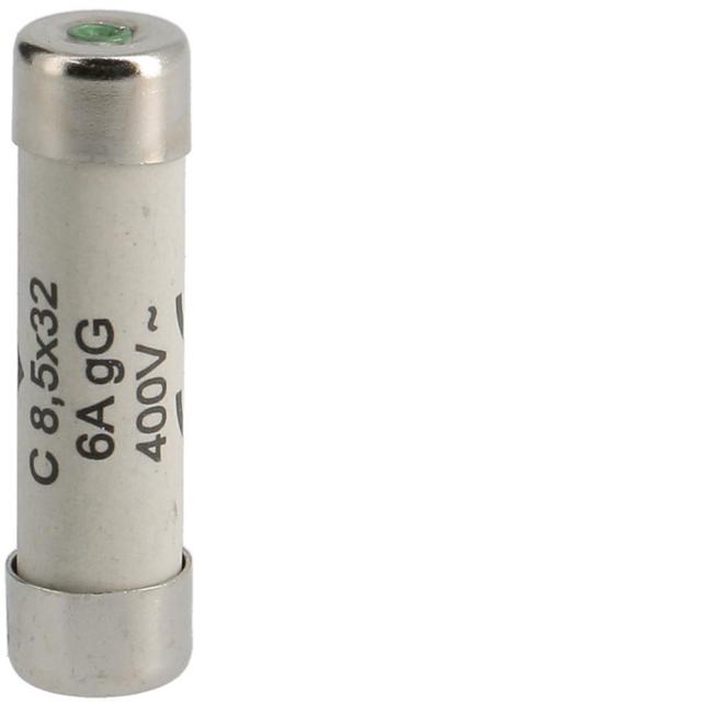 Wkładka bezpiecznikowa cylindryczna C8,5x32mm gG 6A 400VAC L8532C06 HAGER