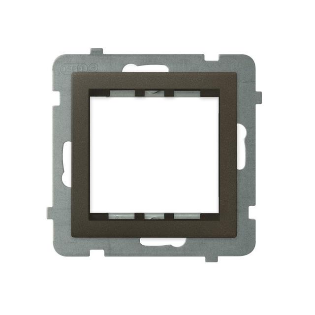 SONATA Adapter podtynkowy systemu 45 do serii Sonata kolor czekoladowy metalik AP45-1R/m/40 OSPEL