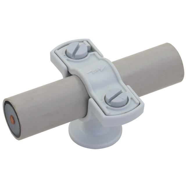 Wspornik do przewodu HVI 23 mm, PA/szary