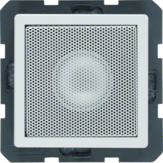 BERKER Q.x Głośnik biały aksamit 28826089 HAGER