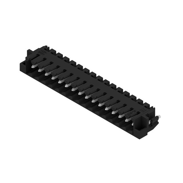 SL-SMT 3.50/16/90RF 1.5SN BK BX Wtyki PCB (złącza płyty), 3.50 mm, Liczba biegunów: 16, kąt odejścia: 90° /50szt./ 1060820000 WEIDMÜLLER