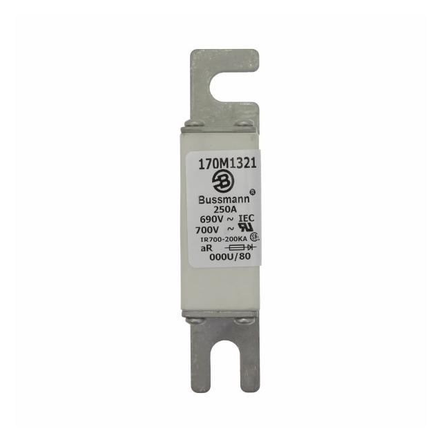 250A 690V IEC aR 000U/80 SQUAREBODY FUSE Wkładka szybka 250A AC 690V DIN 000 21x40x100 mm, 170M1321