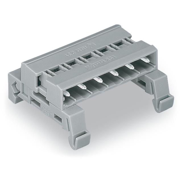 MCS-MIDI Classic wtyk dwustronny 3-bieg. szary raster 7,5 mm /50szt./ WAGO