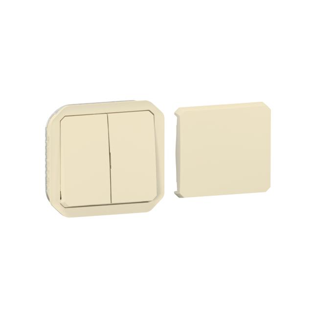NOWE PLEXO - ŁĄCZNIK TYP TRANSFORMER MECHANIZM 10 AX - 250 V PIASKOWY 069809L LEGRAND