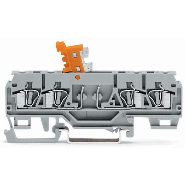 złączka rozłączalna 4-przewodowa 2,5 mm2 nóż rozłączający pomarańcz.