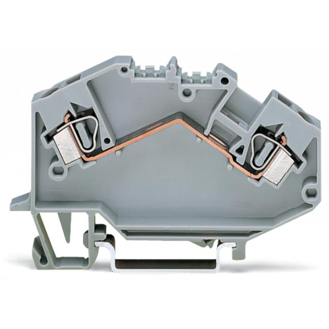 topJob złączka 2-przewodowa 4 mm2 szara