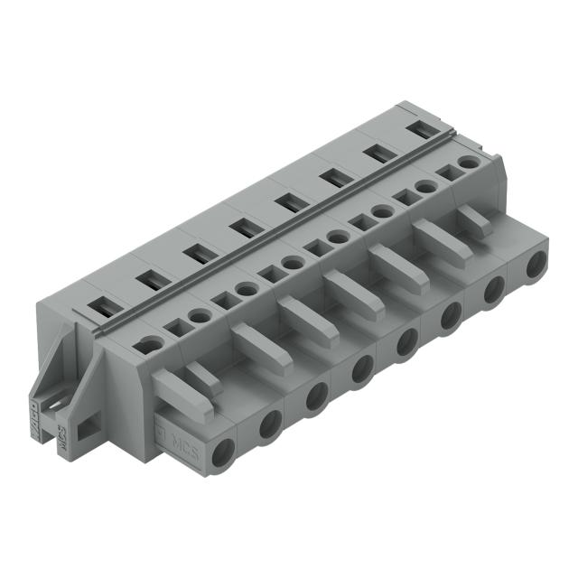 MCS-MIDI Classic gniazdo 8-bieg. szare raster 7,5 mm /25szt./ WAGO