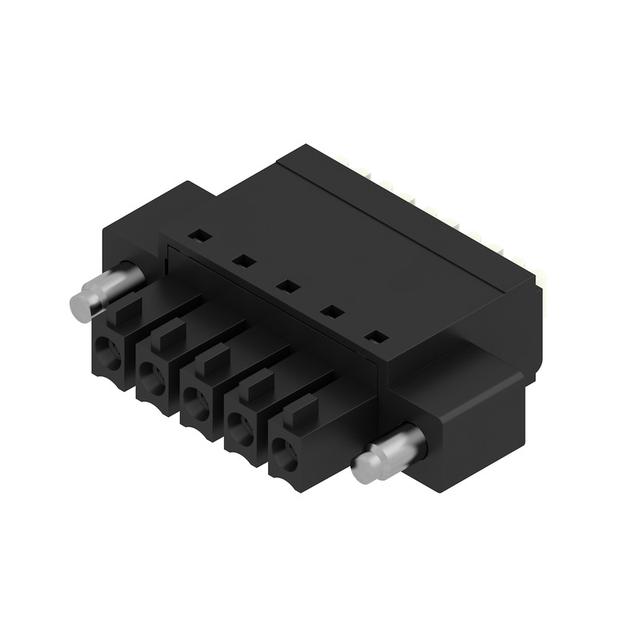 BCF 3.81/05/180F SN BK BX Wtyk PCB (złącze wiązki), listwa z gniazdami, 3.81 mm, Liczba biegunów: 5, PUSH IN, Złącze sprężynowe /50szt./ 1971620000 WEIDMÜLLER