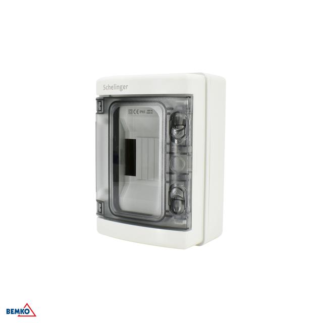 ROZDZIELNICA NATYNKOWA HERMETYCZNA IP65 ZACISKI 4N+4PE 1x4P