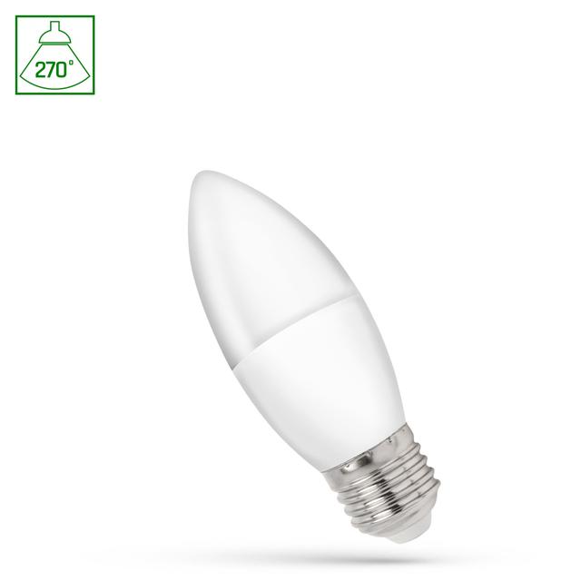 LED ŚWIECOWA E-27 230V 1W WW SPECTRUM
