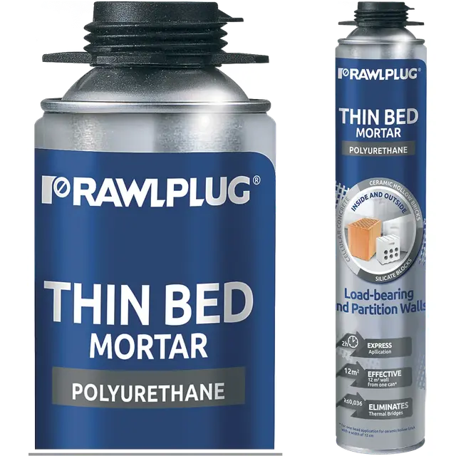 Zaprawa murarska poliuretanowa 750ml RPP-MORTAR RAWLPLUG
