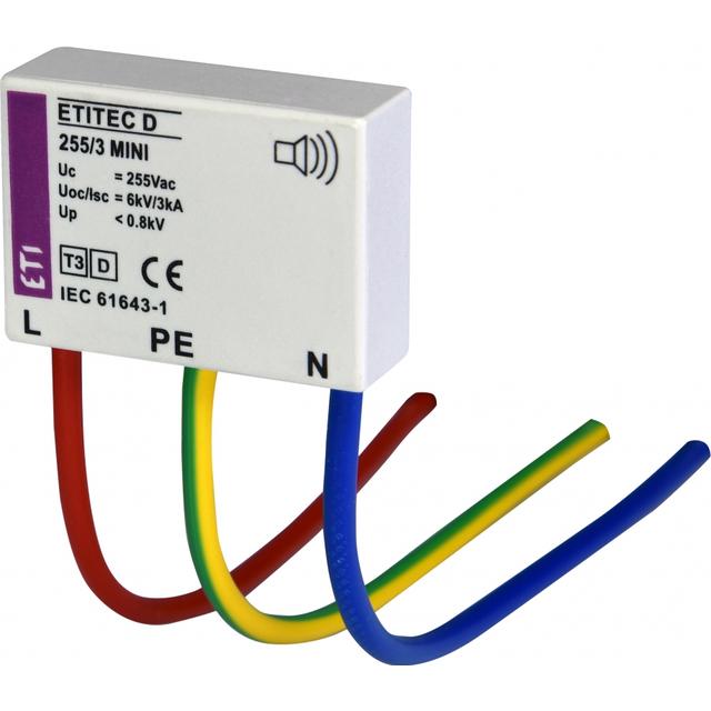 Moduł ogranicznika przepięć T3 (D) TEC D 255/3 MINI 002441632 ETI