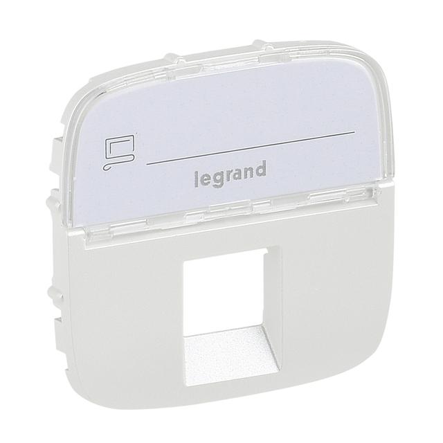 Valena Allure Plakietka Perłowa Gniazda Pojedynczego Rj11 Lub Rj12 Lub Rj45 Z Etykietą 755479 LEGRAND