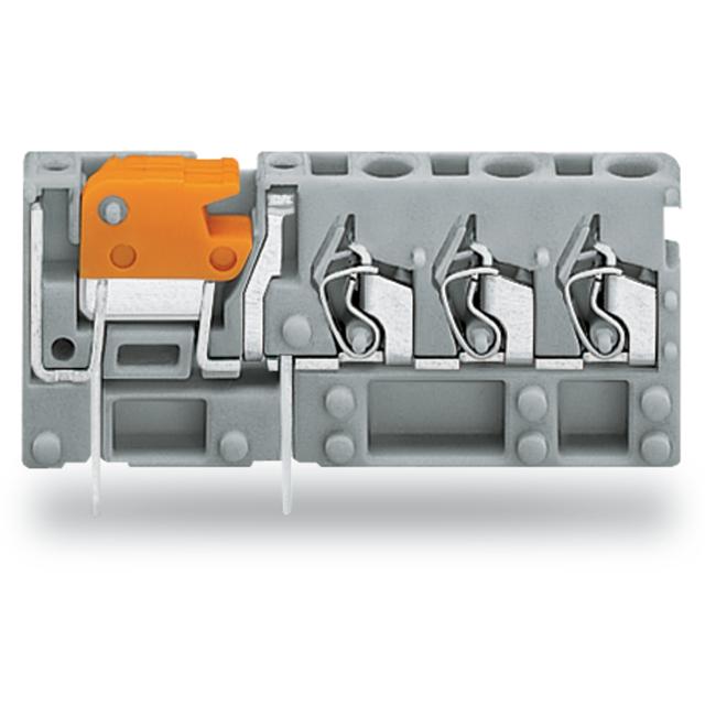 złączka do płytek drukowanych rozłączalna szara raster 5 mm