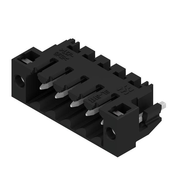 SL-SMT 3.50/05/180LF 1.5SN BK BX Wtyki PCB (złącza płyty), 3.50 mm, Liczba biegunów: 5, kąt odejścia: 180° /72szt./ 1804730000 WEIDMÜLLER