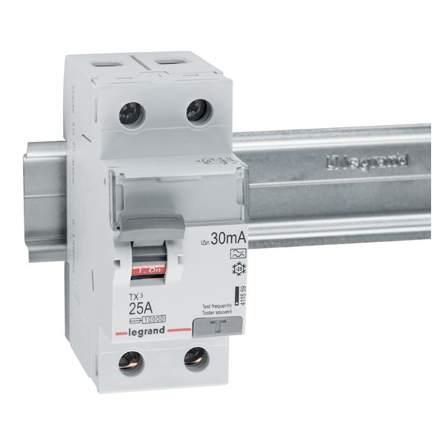 Wyłącznik Różnicowoprądowy 2P 25A 0,03A Typa P302 TX3 411559 LEGRAND