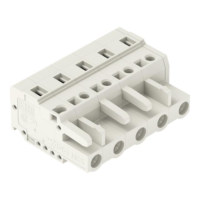 Gniazdo MCS‑MIDI Classic 5‑biegunowe jasnoszare raster 7,5mm 721‑205/026‑000 /50szt./ WAGO