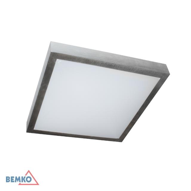 PLAFONIERA LED 16W BARWA NEUTRALNA 4000K KWADRATOWA IP40 PMMA+AL.