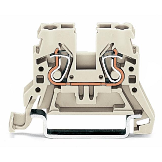 złączka 2-przewodowa Ex 2,5 mm2 jasnoszara