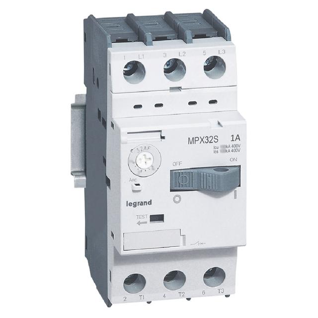Wyłącznik Silnikowy 3P 0,25Kw 0,63-1A Mpx3 32S 417304 LEGRAND