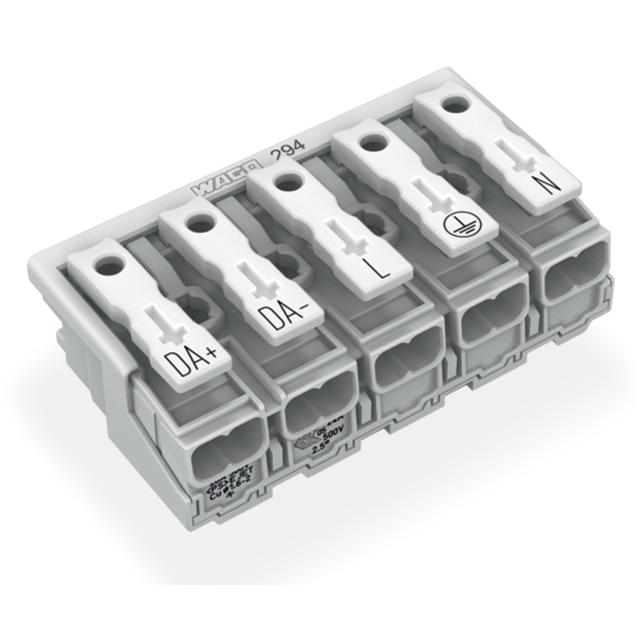 Złączka zasilająca 5‑biegunowa bez stopek bez styku PE 294‑4035 /250szt./ WAGO