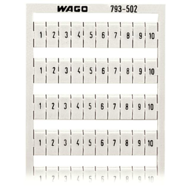 Oznaczniki WMB 10x 1-10 /5szt./ 793-502 WAGO