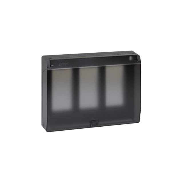 Simon Connect Ramka obudowy S500 z pokrywą 3-modułowa 6x K45 szary grafit