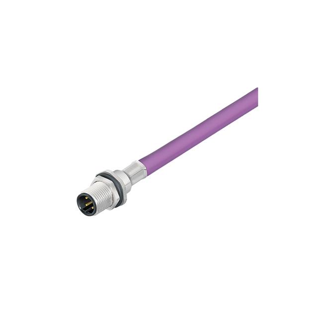 SAIE-M12S-PB-5.0U HW Złącze okrągłe, do wbudowania (z kablem), nr katalogowy 1279490500