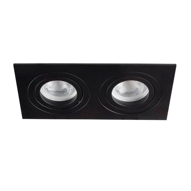 SEIDY CT-DTL250-B/M Oczko sufitowe SEIDY CT-DTL250-B/M prostokątny stop aluminium kolor czarny mat 2