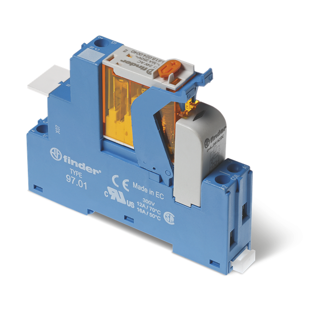 Przekaźnik interfejsowy - moduł sprzęgający serii 4C: 1P 16A 48V DC 4C.01.9.048.0050SPA /10szt./ FINDER
