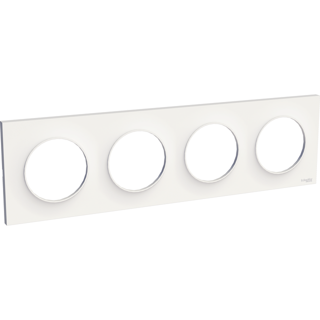 Odace Styl Ramka poczwórna 4-krotna (DIY) biały S52P708 Schneider