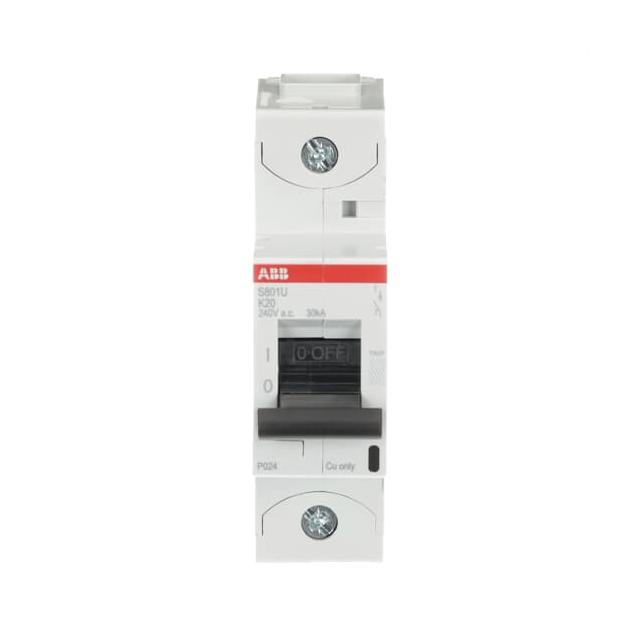 S801U-K20 Wyłącznik nadprądowy 25kA 1P K20A 2CCS881017R0487 ABB
