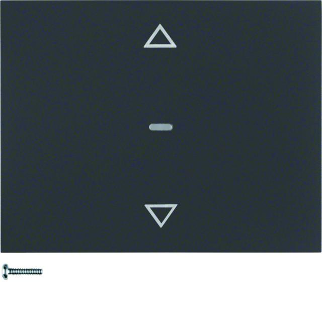 BERKER K.1 Przycisk żaluzjowy komfort do sterownika żaluzjowego antracyt 85241175 HAGER