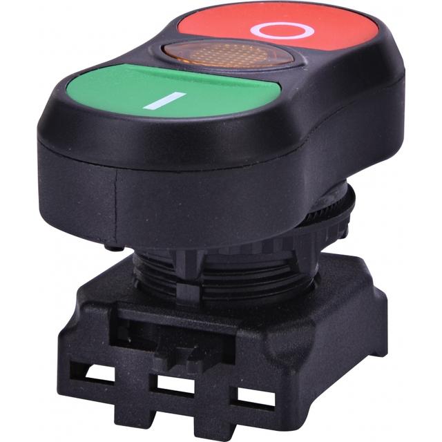 EGTI-A - Napęd z guzikiem podwójnym podświetlany z pomarańczową listwą centralną