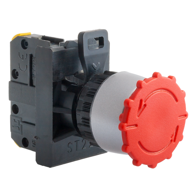 PRZYCISK BEZPIECZEŃSTWA 1 ROZ PIERŚCIEŃ CZARNY