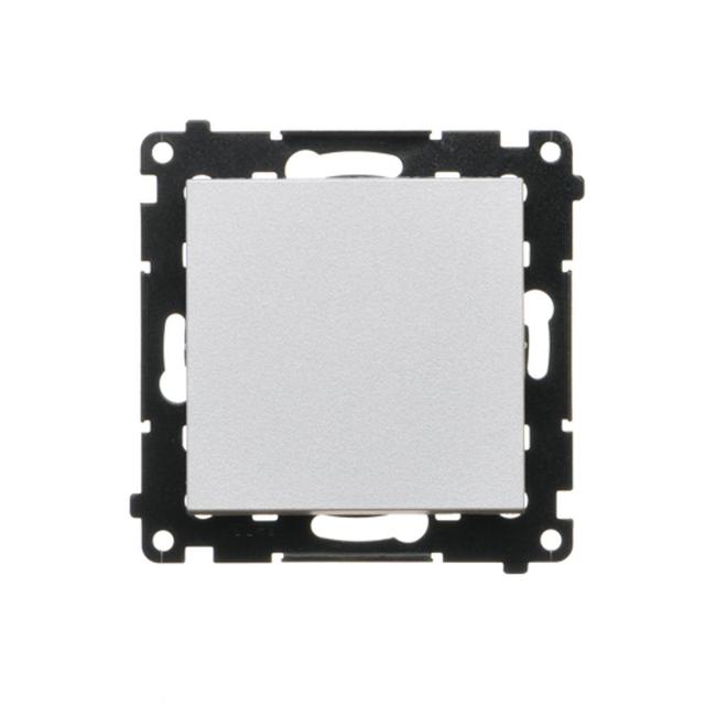 Simon 55 Łącznik schodowy bez piktogramu szybkozłączka Aluminium mat TW6.01/X/143 KONTAKT