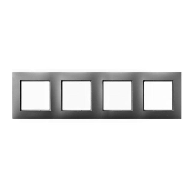 ARIA Ramka poczwórna - kolor szary mat