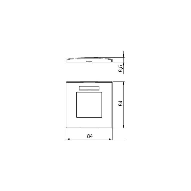 AR45-BSF1 SWGR, Ramka Modul 45, pojedyncza