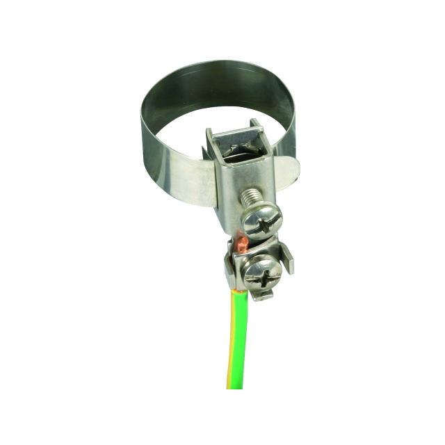 Obejma taśmowa uziemiająca do rur 1/8-3/8", stal nierdz. NIRO