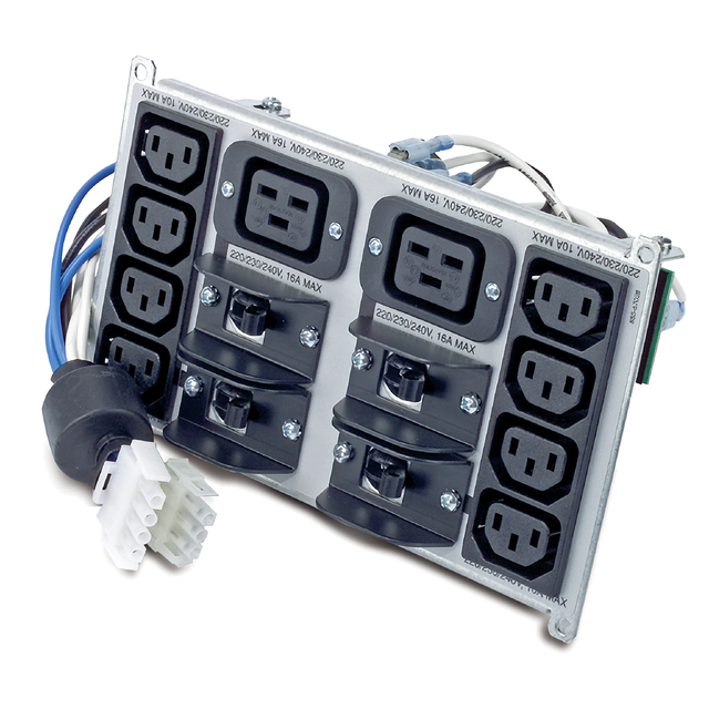 Zestaw tylnej płyty APC Symmetra RM 220-240 V z (8) IEC320 C13 i (2) IEC320 C19